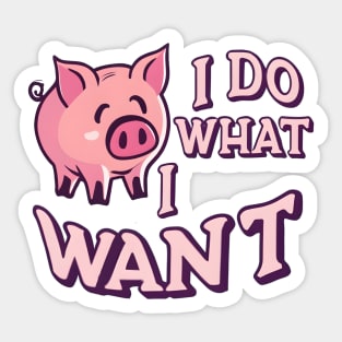 Piggy Sticker